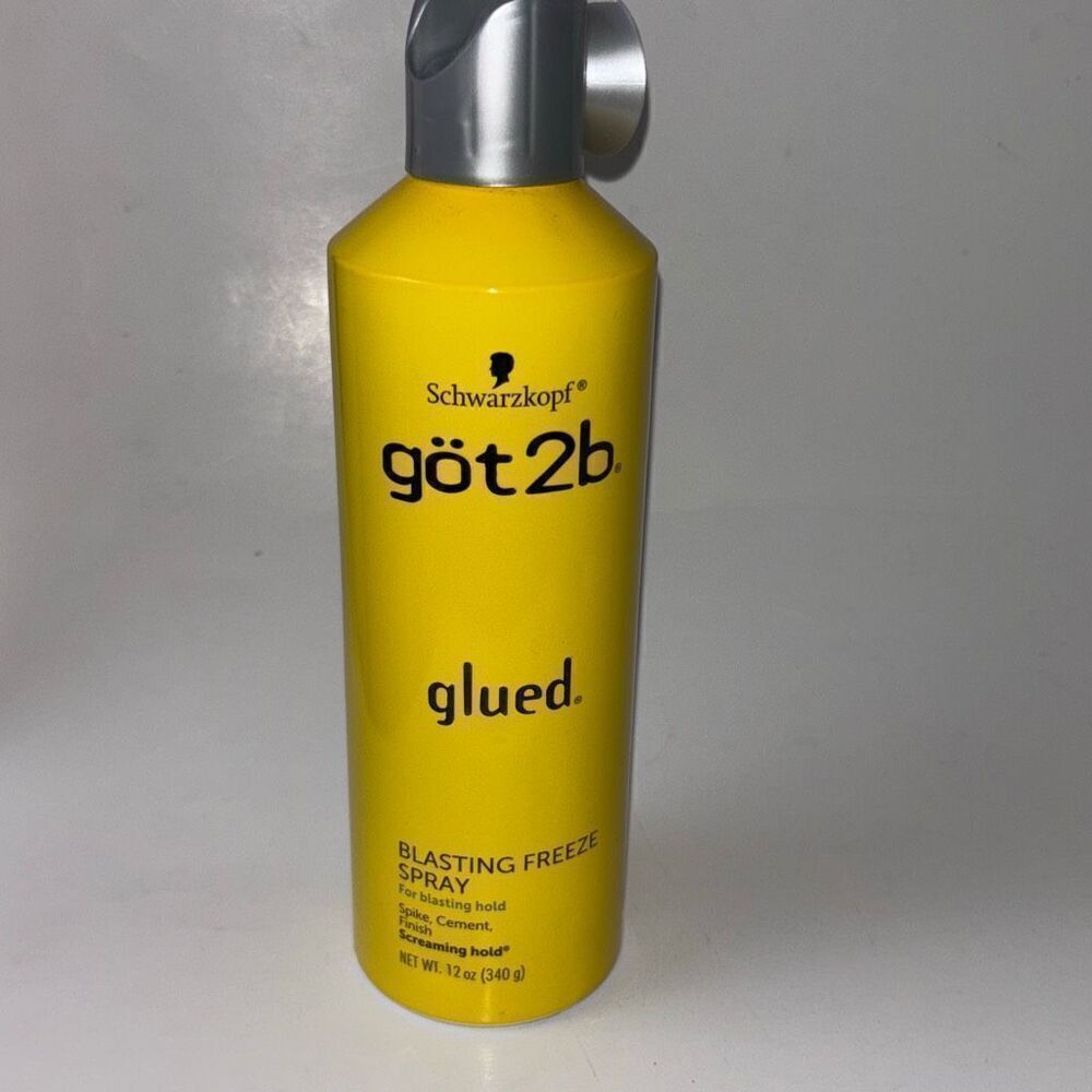 Schwarzkopf Got 2 b glues blasting freeze spray 12oz can hair